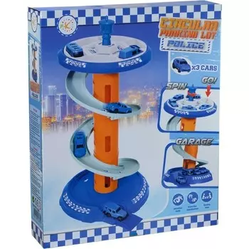 Игровой набор Mattel Вращающийся полицейский гараж