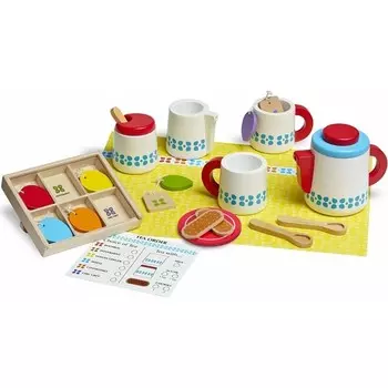 Игровой набор Melissa&Doug Деревянный чайный сервиз