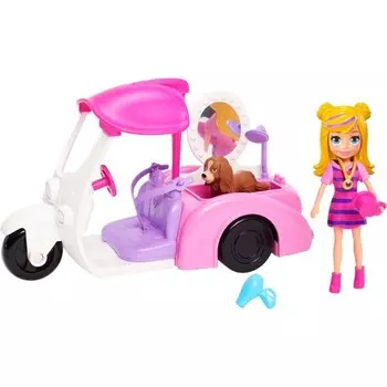 Игровой набор Polly Pocket Машинка для мытья собак