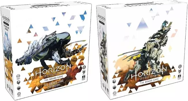 Игровой набор Steamforged Games Horizon Zero Dawn, The Board Game With The Sacred Land Expansion Bundle