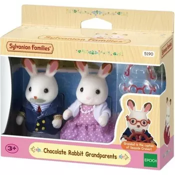 Игровой набор Sylvanian Families Chocolate Rabbit Бабушка и дедушка