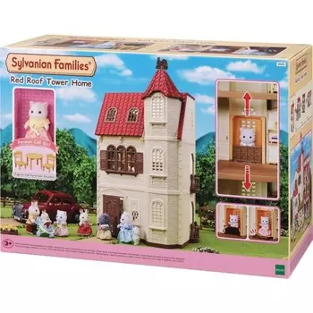 Игровой набор Sylvanian Families Дом башня с красной крышей