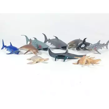 Игровой набор Vardem с морскими животными, 10 предметов