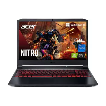 Игровой ноутбук Acer Nitro 5, 15.6", 8 ГБ/512 ГБ, i7-11800H, RTX 3050Ti, черный, английская раскладка