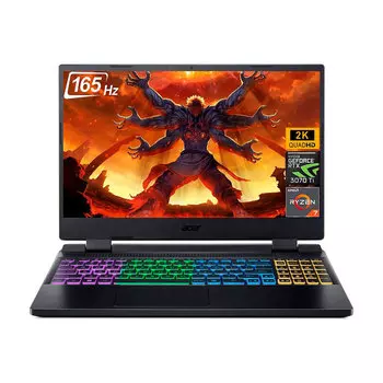 Игровой ноутбук Acer Nitro 5, 15.6", 32 ГБ/1 ТБ, Ryzen 7-6800H, RTX 3070 Ti, черный, английская раскладка