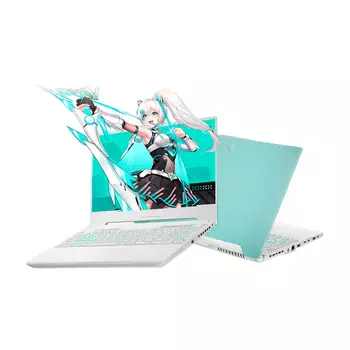 Игровой ноутбук ASUS Tianxuan 5, 15,6", 32 ГБ/1 ТБ, R7-8845H, RTX4050, бирюзовый, английская клавиатура