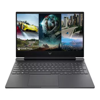 Игровой ноутбук HP Victus, 15-fb1013dx, 15.6", 144Гц, 8Гб/512Гб, Ryzen 5 7535HS, RTX 2050, серый, английская клавиатура