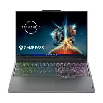Игровой ноутбук Lenovo Legion Slim 5 16", 16 ГБ/512 ГБ, R5-7640HS, RTX 4060, серый, английская клавиатура