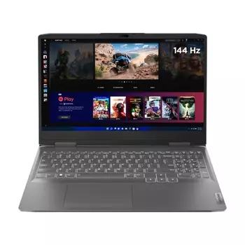 Игровой ноутбук Lenovo LOQ 15.6", 8 ГБ/512 ГБ, R7-7840HS, RTX 4050, серый, английская клавиатура