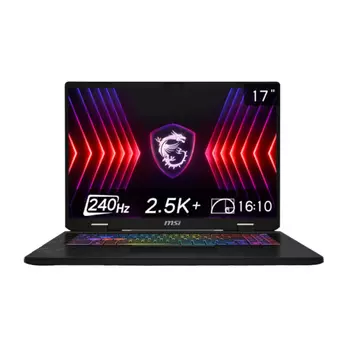 Игровой ноутбук MSI Crosshair 17 HX, D14VFKG, 17'', 32 ГБ/2 ТБ, i7-14700HX, RTX 4060, серый, английская клавиатура