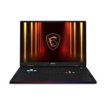 Игровой ноутбук MSI Raider 18 HX AI A2XWIG, 18'', 64 ГБ/4 ТБ, Ultra 9 285HX, RTX 5080, черный, английская клавиатура