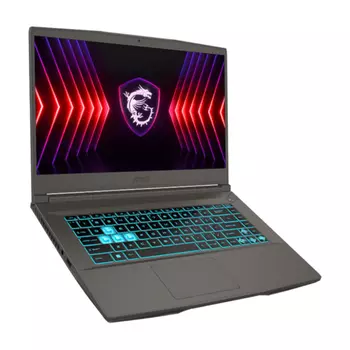 Игровой ноутбук MSI Thin 15 B12VE, 15.6", 16 ГБ/512 ГБ, i7-12650H, RTX 4050, серый, английская/арабская клавиатура