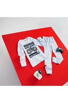 Игровой пижамный комплект CityComfort, белый