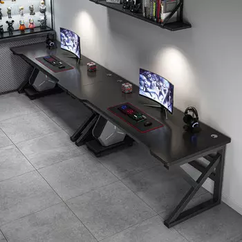 Игровой стол Naijia A380B двойная посадка, 360x60 см, черный