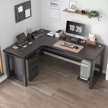 Игровой стол Naijia A655, левый угол, 140x120 см, черный