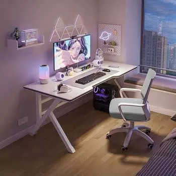 Игровой стол Naijia eSports Table, 100x60 см, белый