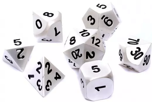 Игровые кубики + коробка, Chessex, 7 шт. Rebel