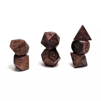 Игровые кубики Mabiwasa Wood Dice Level Up Dice