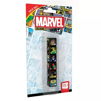 Игровые кубики Marvel Villains Dice Set