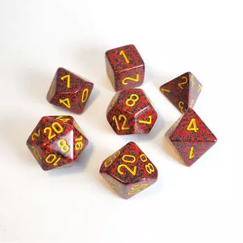 Игровые кубики Speckled Poly 7 Set: Mercury Chessex