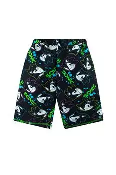 Игровые шорты для плавания Sonic the Hedgehog, черный