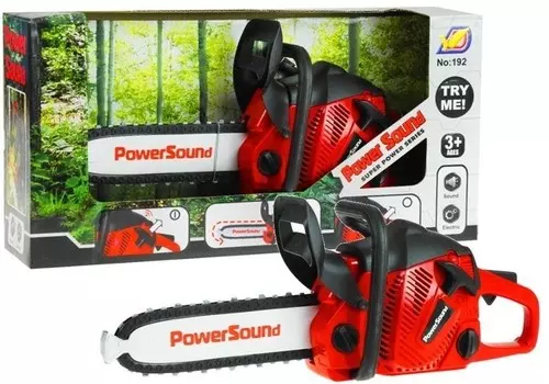 Игрушечная бензопила, мотопила для маленького лесоруба. KIK