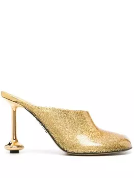 Игрушечные прозрачные мюли LOEWE, золотистый
