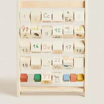 Игрушечный алфавит Zara Home Alphabet Toy, белый