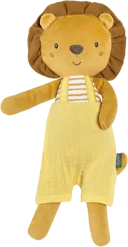 Игрушечный лев оранжевый коричневый Fehn