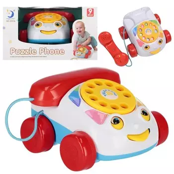 Игрушечный телефон, сенсорная игрушка 9м+ MEGA CREATIVE Красный