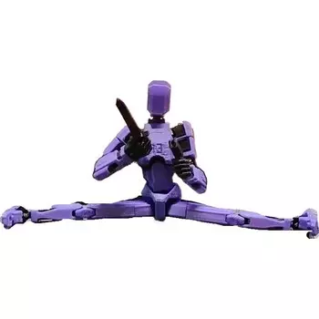 Игрушка Charlotte Манекен многошарнирный, фиолетовый