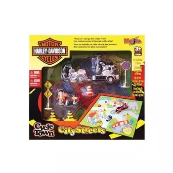 Игрушка детская Maisto Tech Harley-Davidson City Streets, черный