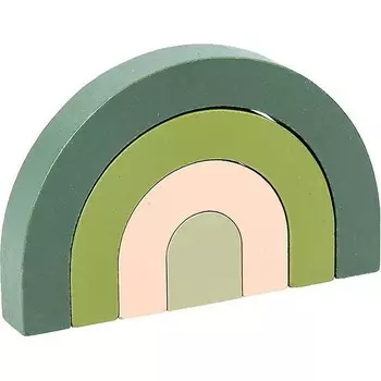 Игрушка детская развивающая Bdz Mall Радуга, зеленый / бежевый