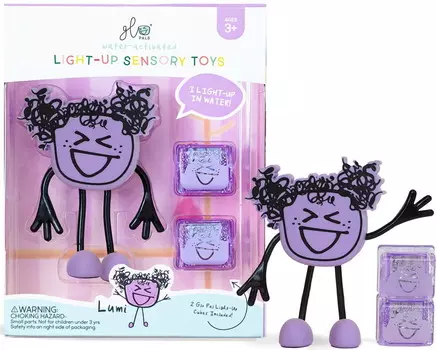 Игрушка для ванны Lumi с двумя светящимися сенсорными кубиками Glo Pals Inna marka