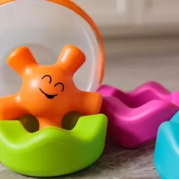 Игрушки Fat Brian Toys, игрушки для ванны Bucket Buddies Fat Brain Toys