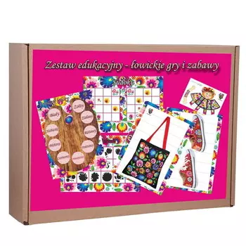 Игры и развлечения от Ловича - развивающий набор - белый фон Artfolk