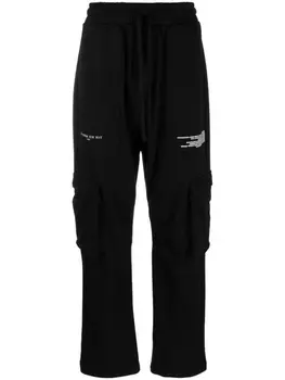 Ih Nom Uh Nit спортивные брюки карго Mission с логотипом, черный
