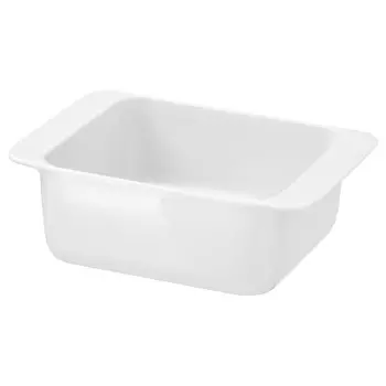 IKEA 365+ Форма для запекания, белая,18x13 см IKEA