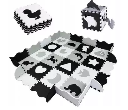 IKido, Большой обучающий пенопластовый коврик XXL, 150x150 см