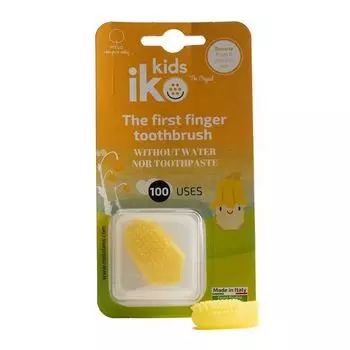 Iko Kids Natural Szczoteczka Na Palec Bananowa детская зубная щетка, 1 шт.