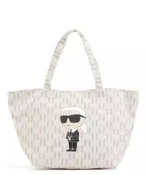 Ikonik 2.0 покупательница из переработанного хлопка Karl Lagerfeld, бежевый