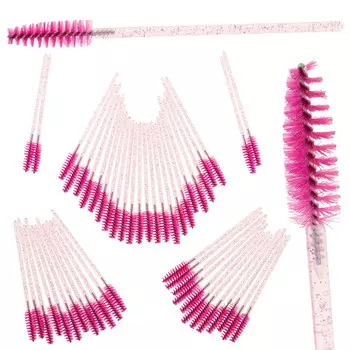 Ikonka, Спиральные кисточки для ресниц и бровей, 50 шт