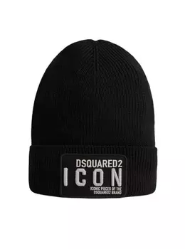 Иконка в шляпе Dsquared2, черный