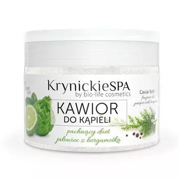 Икорно-можжевеловая ванна с бергамотом, 250 г Krynickie Spa