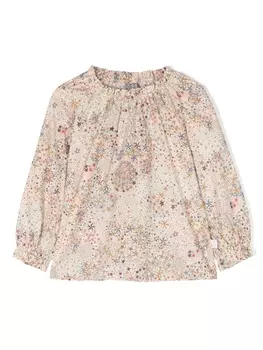 Il Gufo блузка с графичным принтом, нейтральный цвет