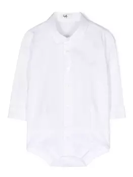 Il Gufo боди с длинными рукавами, белый