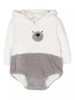 Il Gufo боди с узором, серый