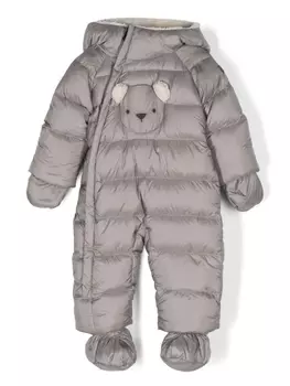 Il Gufo дутый ромпер с принтом, серый