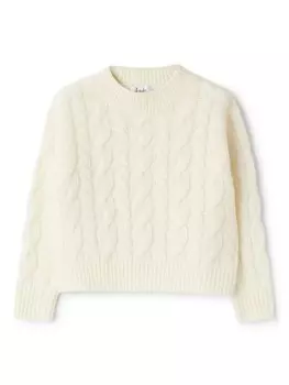 Il Gufo джемпер фактурной вязки, нейтральный цвет