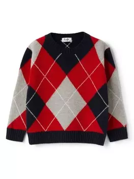 Il Gufo джемпер с узором, красный